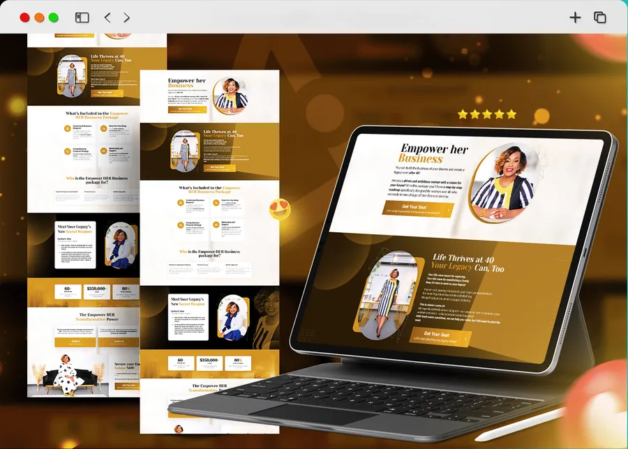 Empower Her Business — Sales Funnel design