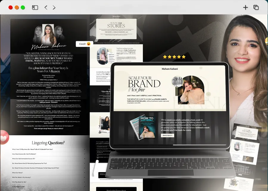 Scale Your Brand — eBook Funnel design